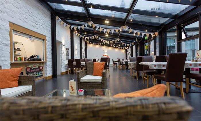 The Orchid House Tea Room - the perfect place to relax and enjoy your visit.